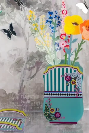 Vaso piccolo in vetro con copertura in plexiglass Nuovo Arrivo