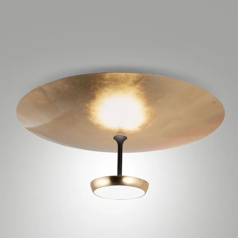 Ultimissimo Modello Plafoniera moderna a led con struttura in metallo e diffusore in metacrilato - 40W - Lumen 3200 - 3000k Luce Calda - IP20