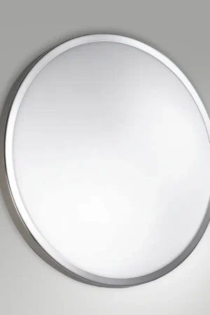 Affare Plafoniera da soffitto piccola in metallo e diffusore vetro in lastra - 12W - Lumen 1000 - 3000k Luce Calda - IP20