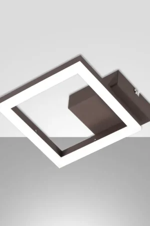 Applique da parete a led con struttura in metallo e metacrilato piccola - 11W - Lumen 1080 - 3000k Luce Calda - IP20 Nuova Collezione