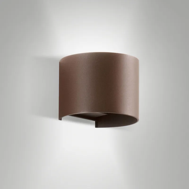 Acquista Ora Applique LED da esterno in alluminio rotonda dal design moderno - 12W - Lumen 1448 - 3000k Luce Calda - IP54