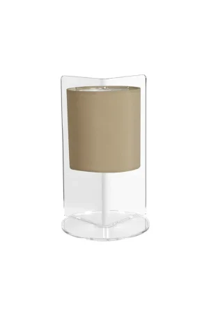 Abatjout moderna in plexiglass con diffusore in tessuto - 40W - IP20 Soddisfatti O Rimborsati