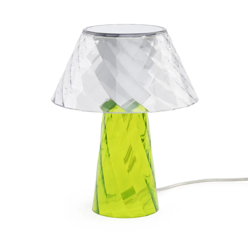 Abatjour da comodino con struttura in plexiglass dal design moderno - 5W - IP20 Promozione