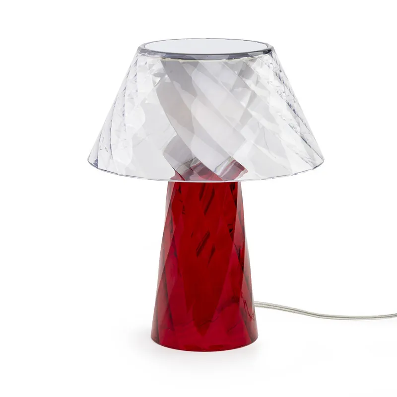 Abatjour da comodino con struttura in plexiglass dal design moderno - 5W - IP20 Acquista Ora