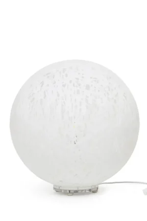 Affare Lampada da terra da esterno con base in metallo e diffusore a boccia grande - 70W - IP44