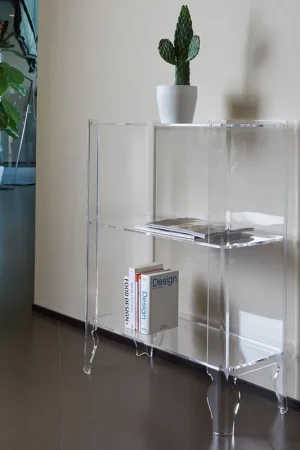 Consolle grande per ingresso in plaxiglass dal design contemporaneo Bestseller