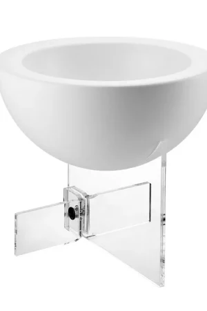Bestseller Vaso da interni basso in plexiglass e PVC