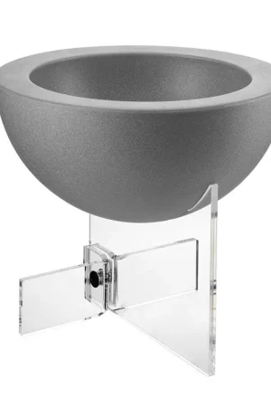 Vaso da interni basso in plexiglass e PVC Prezzo Scontato