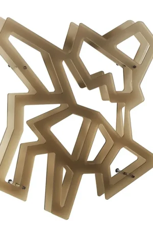 Acquista Ora Libreria da parete con struttura in plexiglass dal design moderno