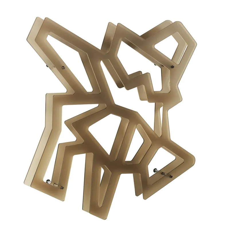 Acquista Ora Libreria da parete con struttura in plexiglass dal design moderno