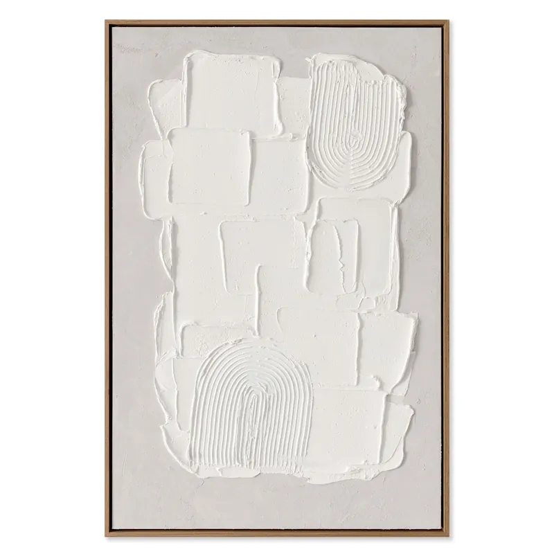 Scelto Dai Clienti Quadro moderno astratto dipinto a mano con acrilici su tela Balai 60x90