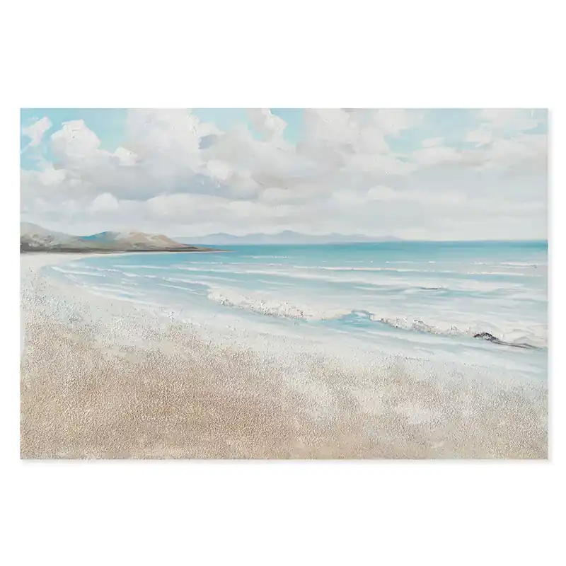 Quadro marino dipinto a mano con acrilici su tela Honolulu 120x80 Acquista Ora
