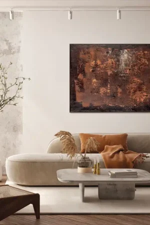 Offerta Limitata Quadro astratto dipinto a mano con acrilici su tela Ground 110x150