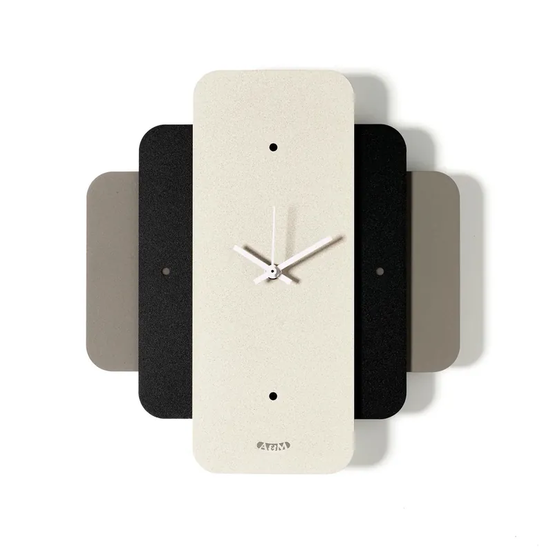 Scelto Dai Clienti Orologio da parete moderno in metallo colorato design geometrico
