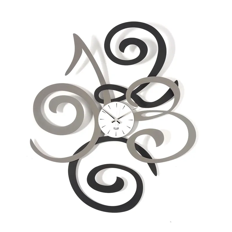 Prezzo Conveniente Orologio da parete decorativo grande in metallo numeri artistici e di design