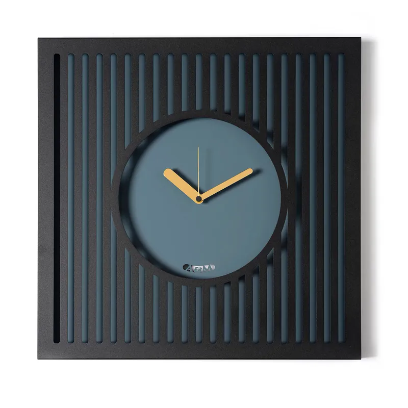 Compra Oggi Stesso Orologio da parete moderno in metallo con quadrante circolare cornice traforata