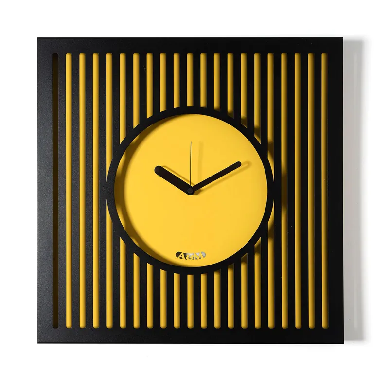 Ultima Occasione Orologio da parete moderno in metallo con quadrante circolare cornice traforata