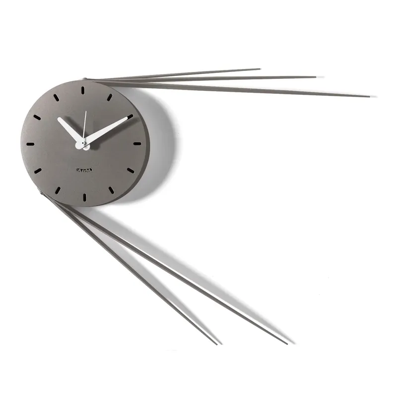 Orologio da parete di design in metallo con lancette estese e struttura moderna Più Venduto