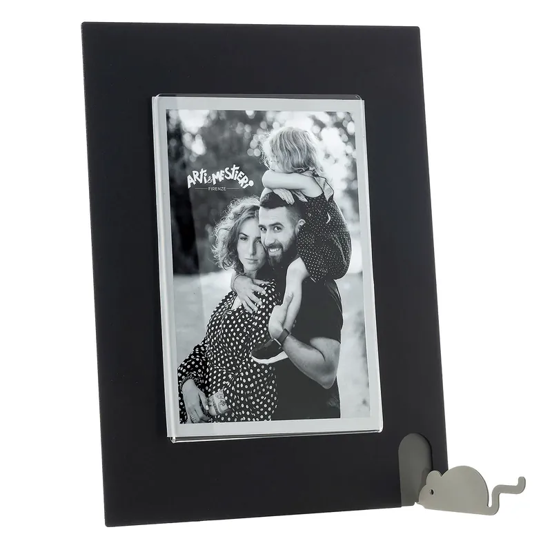 Acquista Ora Portafoto da tavolo grande in metallo dal design particolare - Foto 13x18