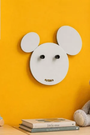 Appendiabiti per cameretta a forma di topolino in metallo Di Tendenza
