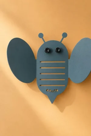 Appendiabiti in metallo per cameretta bambini a forma di ape Nuova Collezione