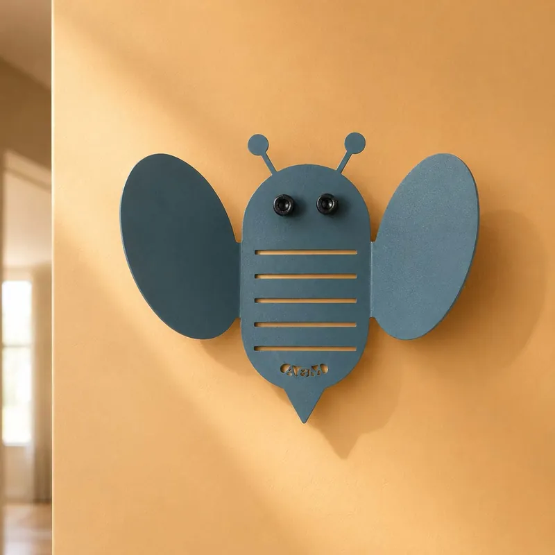 Appendiabiti in metallo per cameretta bambini a forma di ape Nuova Collezione