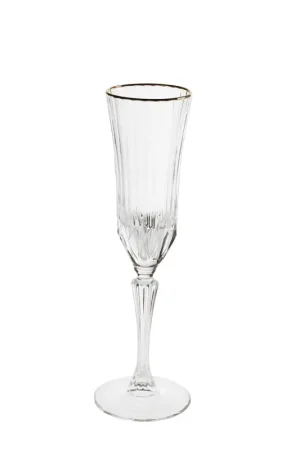 Consegna Rapida Set 6pz bicchieri flute in vetro