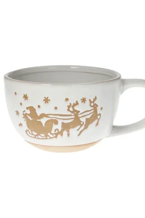 Subito Disponibile Tazza da colazione in ceramica con slitta