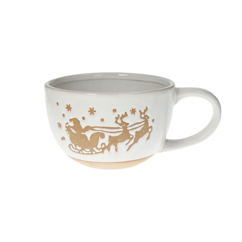 Subito Disponibile Tazza da colazione in ceramica con slitta