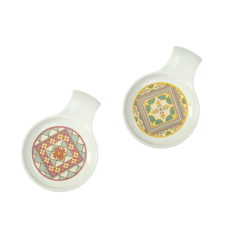 Set 2 pz Segnaposto da tavola in porcellana "Quadrella" Esclusivo