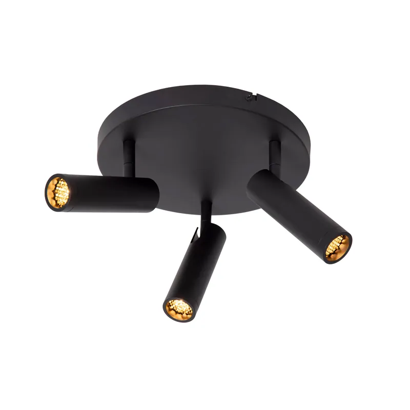 Faretto da soffitto in allumino triplo diffusore orientabile dal design moderno - 12W - IP20 Pagamento Sicuro