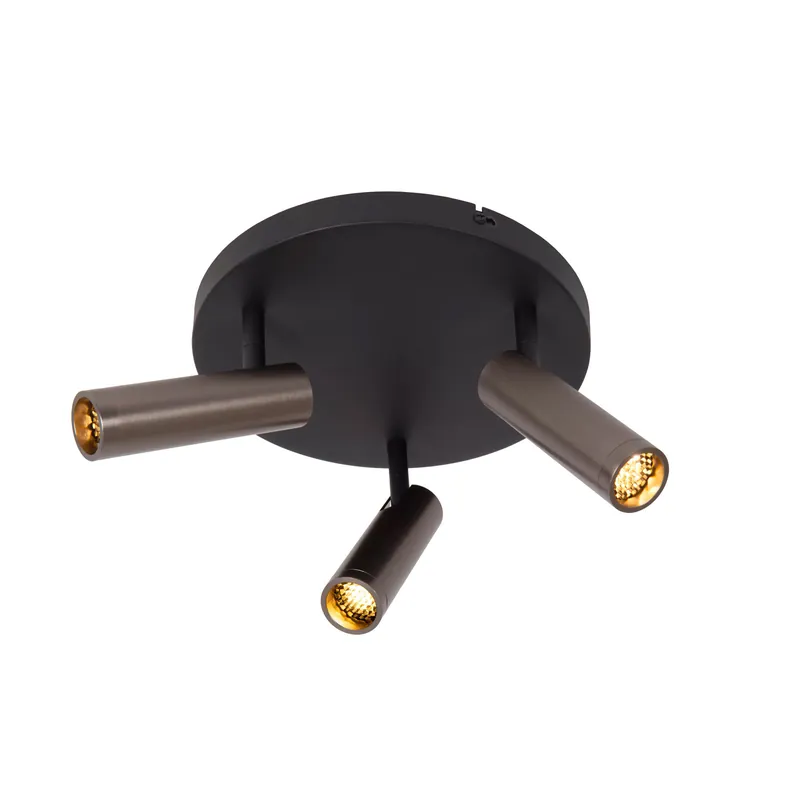 Compra Online Faretto da soffitto in allumino triplo diffusore orientabile dal design moderno - 12W - IP20