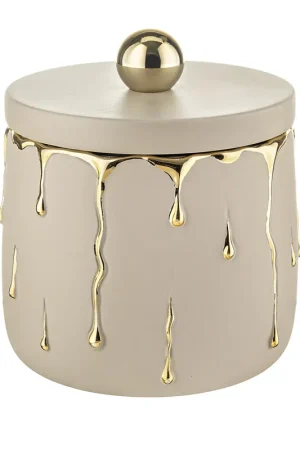 Portagioie in marmorino con decori a goccia design moderno ed elagante Promozione