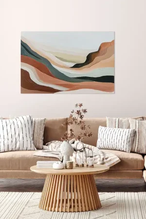 Stampa su tela con motivo astratto Dune 120x80 Affare