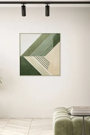 Consegna Rapida Stampa su tela con motivo astratto con cornice Escher 80x80