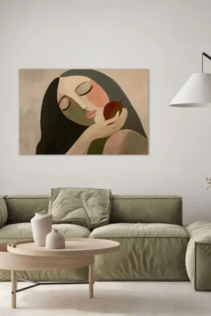 Stampa su tela con motivo figurativo Eva 120x80 Offerta