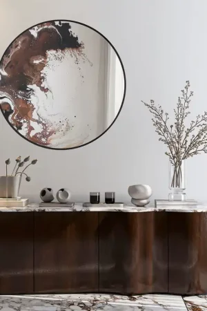 Affare Specchio da parete rotondo dal design moderno Argos d.80