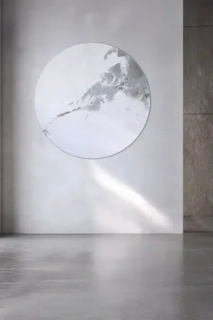 Novità Specchio da parete rotondo dal design moderno Selene d.120