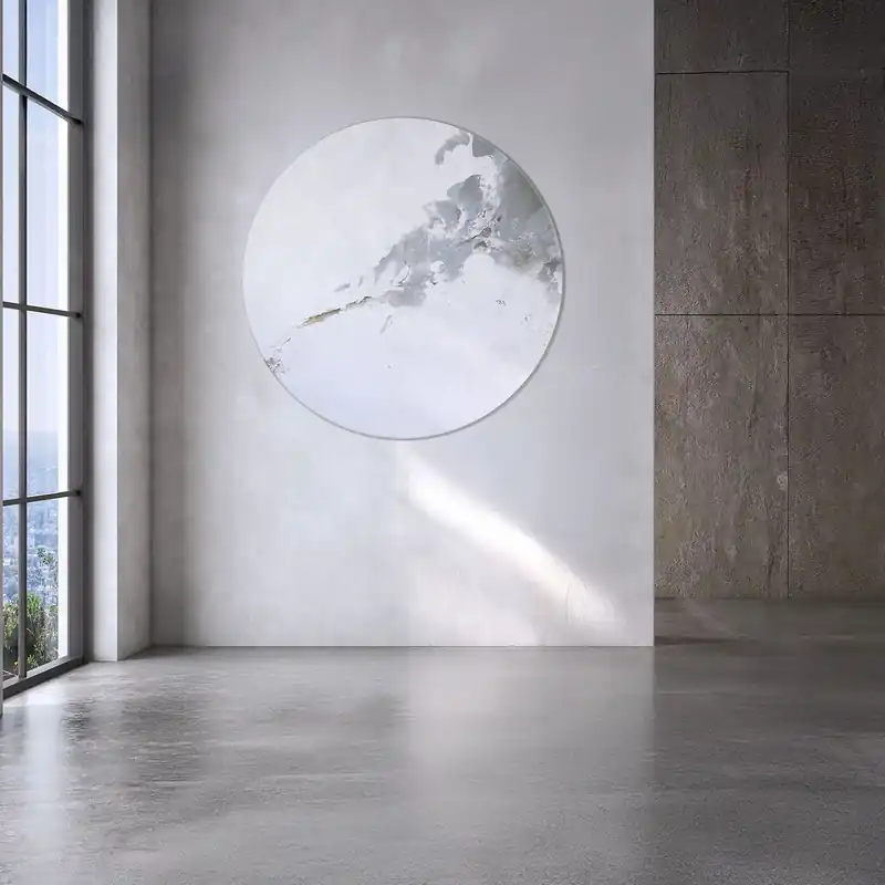 Novità Specchio da parete rotondo dal design moderno Selene d.120