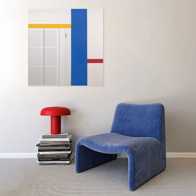 Specchio da parete dal design moderno Essenza 100x100 Offerta Lampo