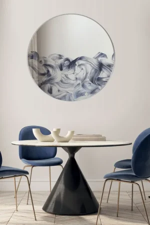 Prezzo Di Fabbrica Specchio da parete rotondo dal design moderno Helas d.80