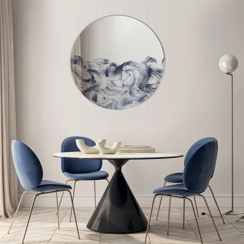 Prezzo Di Fabbrica Specchio da parete rotondo dal design moderno Helas d.80