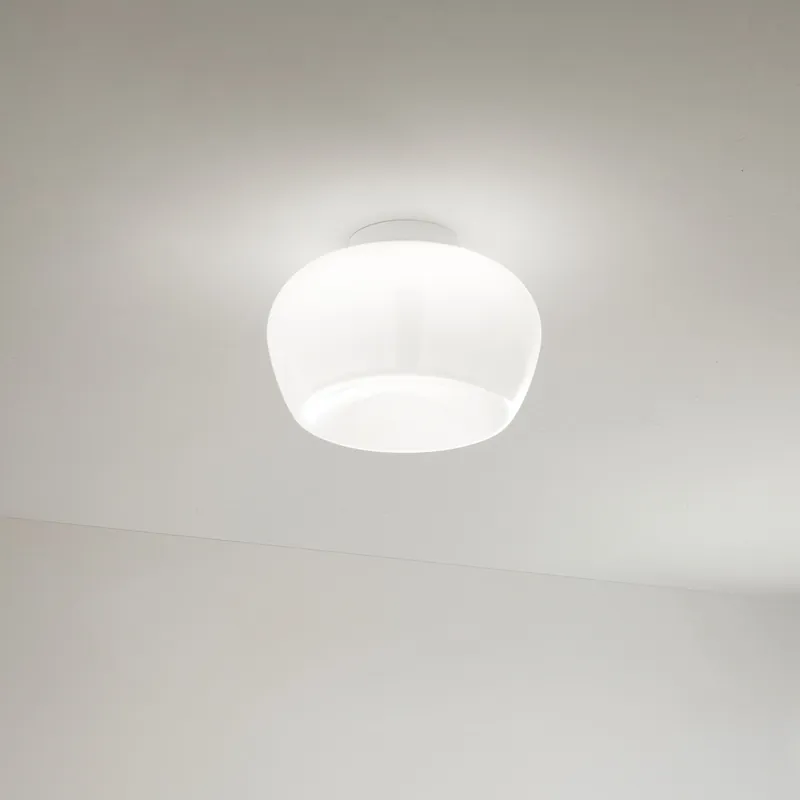 Plafoniera led con struttura in metallo e diffusore in vetro - 20W - Lumen 1600 - 3000k Luce Calda - IP20 Solo Oggi