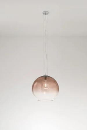 Ultimissimo Modello Lampada a sospensione singola grande in metallo diffusore in vetro a led - 60W - IP20