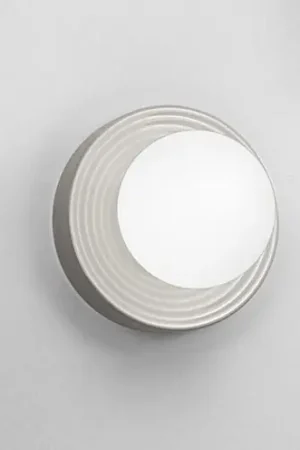 Ultimissimo Modello Plafoniera moderna con struttura in metallo e ceramica e diffusore in vetro - 28W - IP20