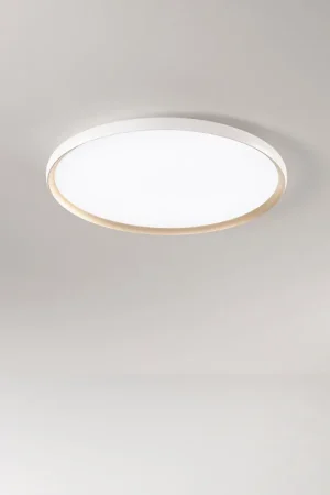 Acquista Ora Plafoniera da soffitto grande con led dimmerabile struttura in metallo rotonda - 45W - Lumen 4437 - 3000k-4000k-6000k - IP20