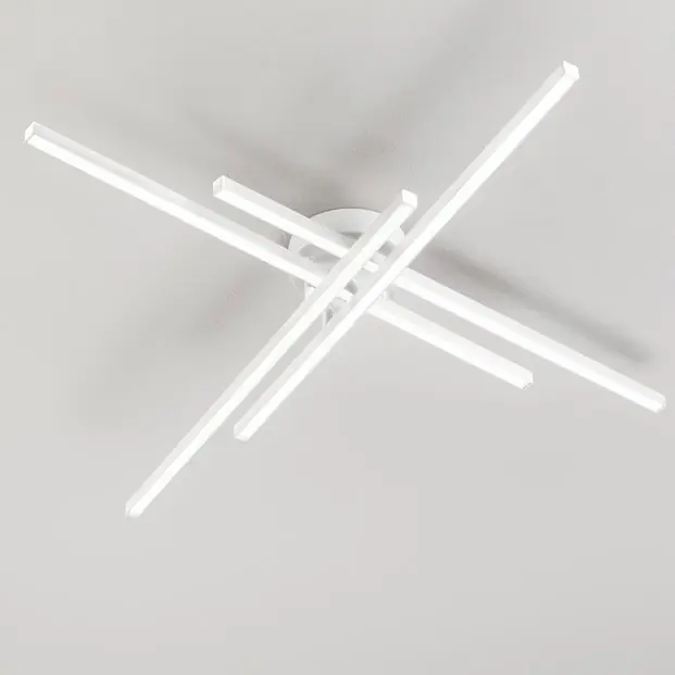 Plafoniera led media in metallo e diffusore in acrilico dal design moderno - 58W - Lumen 4060 - 3000k-4000k-6000k - IP20 Professionale