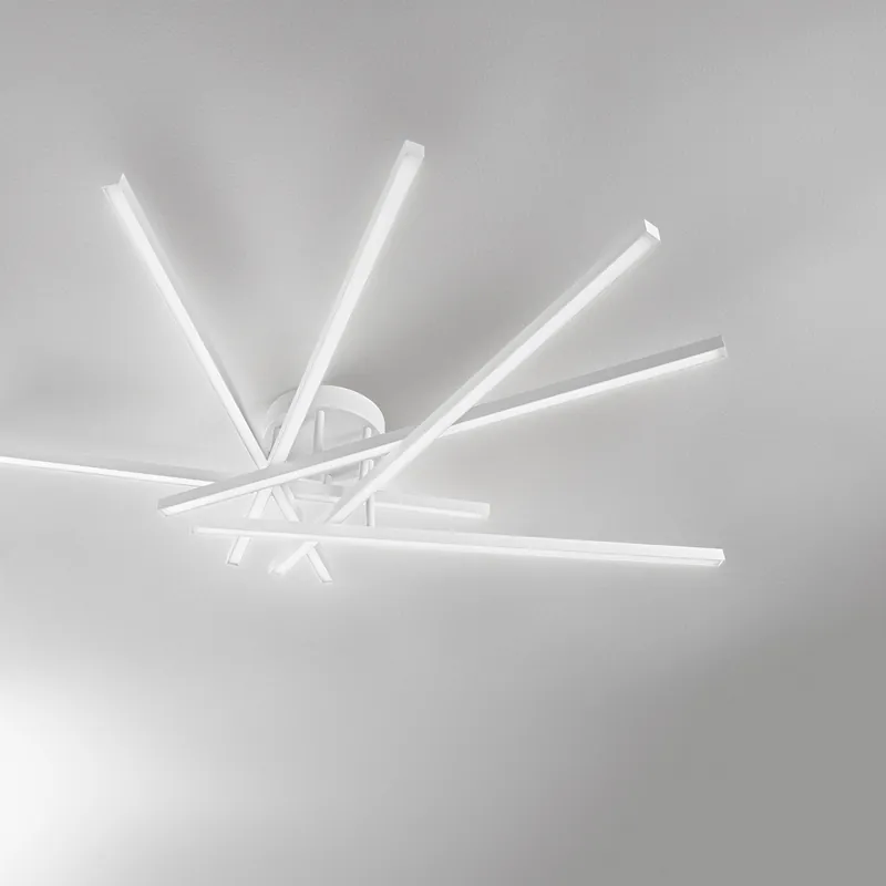 Plafoniera led grande in metallo e diffusore in acrilico dal design moderno - 70W - Lumen 4900 - 3000k-4000k-6000k - IP20 Non Perdere