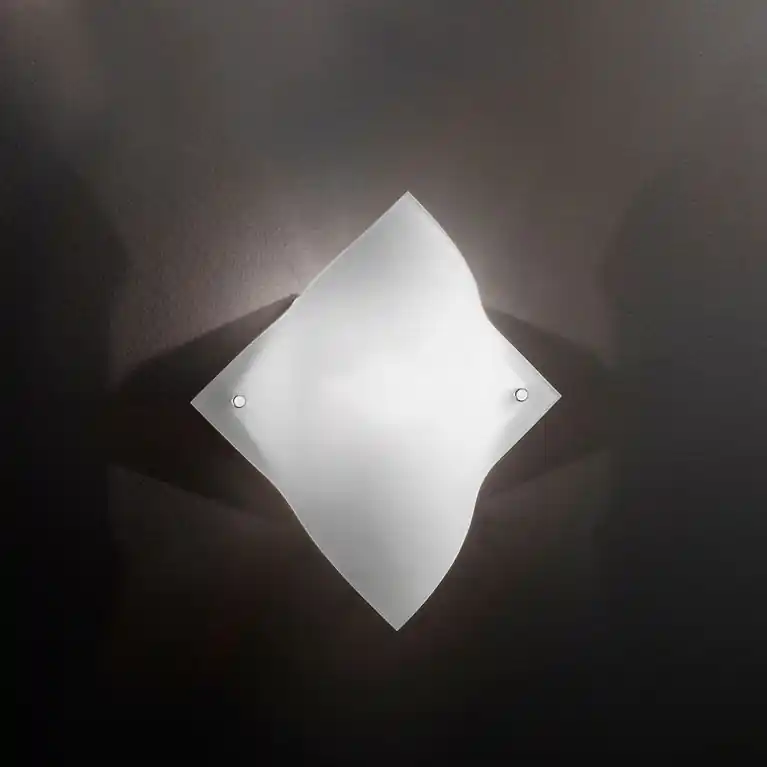 Non Perdere Applique grande di design moderno diffusore in vetro satinato - 60W - IP20