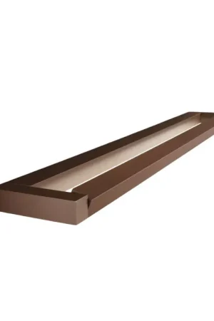 Applique a LED da parete lineare media in metallo e diffusore in acrilico - 18W - Lumen 1440 - 2700K-3000K-4000K - IP20 Super Prezzo
